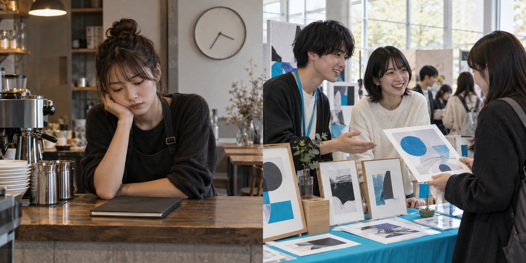 自分たちの作品を届ける実践のイメージ